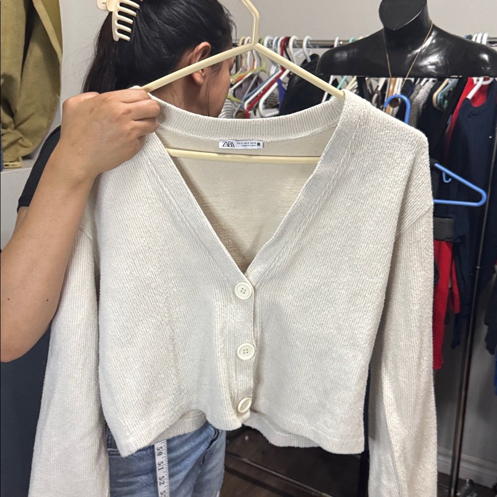 Zara Cropped Sweater